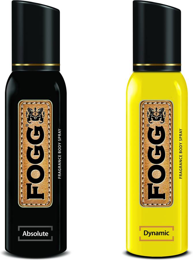FOGG Deo Combo Pack (ABSOLUTE + DYNAMIC 300ml) Body Spray - For Men