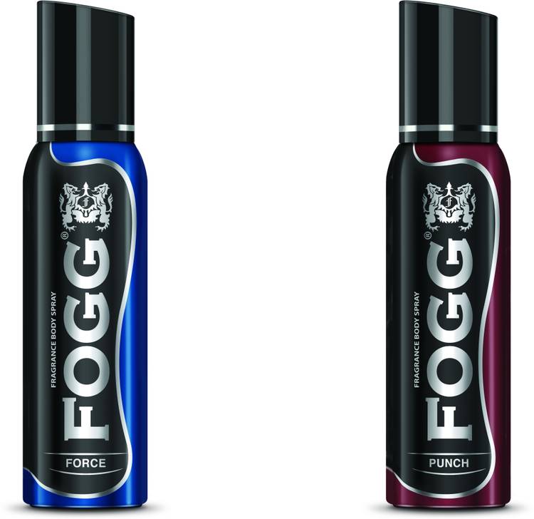 FOGG Deo Combo Pack (FORCE + PUNCH 300ml) Body Spray - For Men