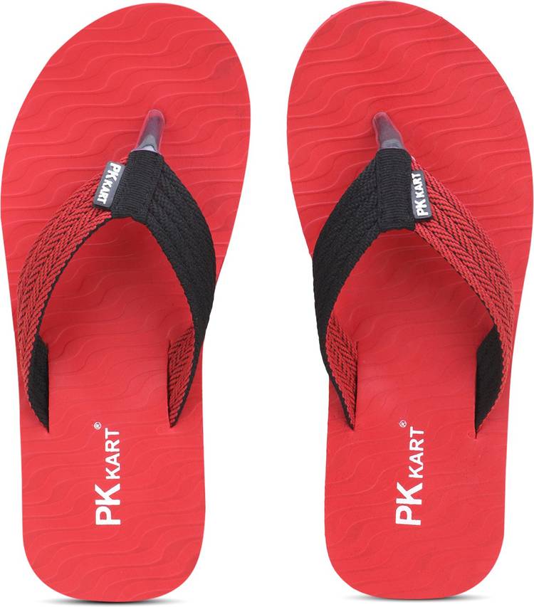 Men Casual Comfort stylish Red Slipper (Pack Of 1) Flip Flops