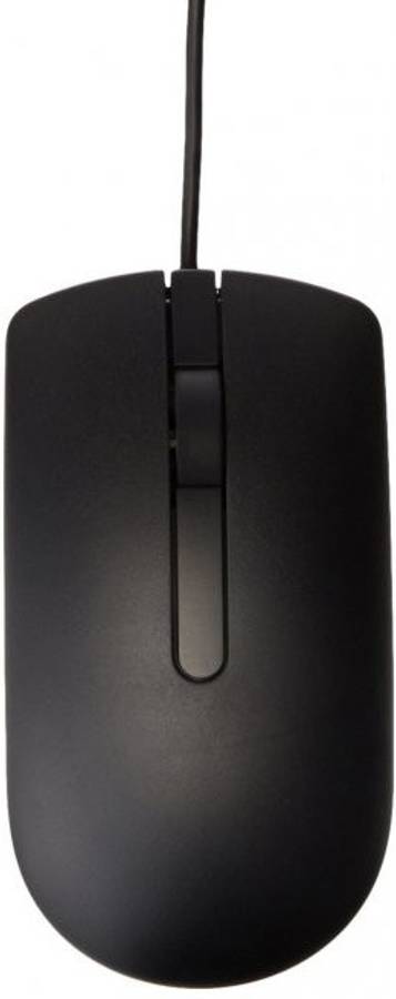 DELL MS 116 3 Years Wired Optical Mouse (USB 3.0, Black) Wired Optical Mouse