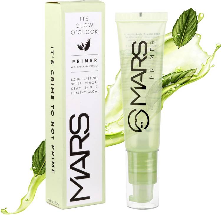 MARS Glow O' Clock Primer, (T2), With Lilium Hand Cleanser Primer  - 30 ml Price in India