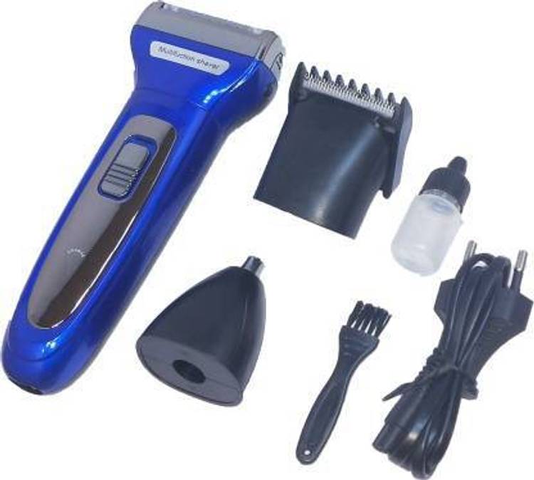 NKZ Blue Prefect 3 in 1 Professional Rechargeable Beard  Shaver For Men, Women