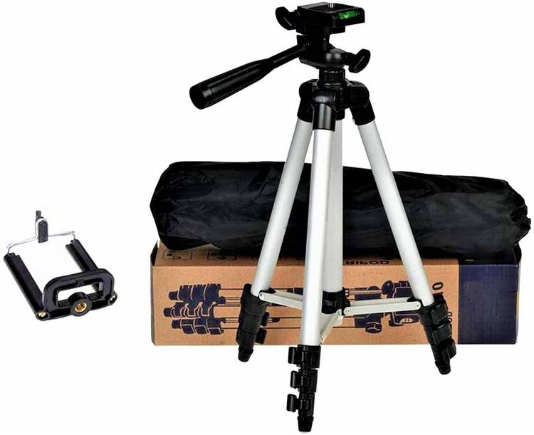 Yug 3110 Tripod Stand , High Quality Tripod Stand 360 Degree 3110 Portable Digital Camera DSLR Mobile Stand Holder Camcorder Tripod Stand Adjustable Head Lightweight Aluminum Flexible Portable Three-way Head tik tok stand Compatible Al Smartphone Best Us