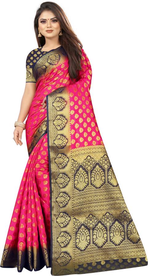 Woven Tanchoi Cotton Silk Saree