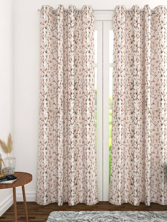 THE CONVERSION 244 cm (8 ft) Blends Long Door Curtain Single Curtain
