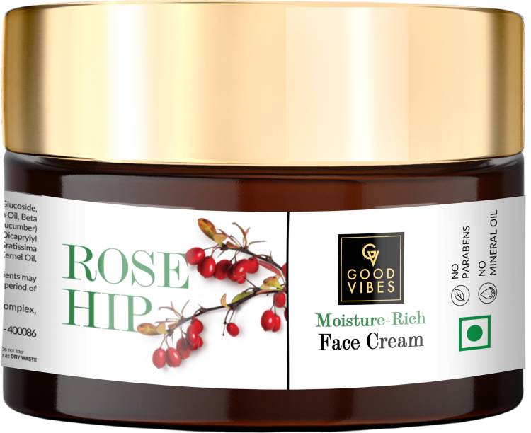 GOOD VIBES Moisture - Rich Face Cream - Rosehip Price in India
