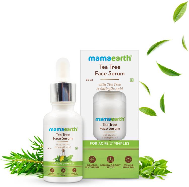 MamaEarth Tea Tree Face Serum With Tea Tree &amp; Salicylic Acid For Acne &amp; Pimples