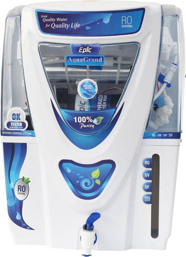 Aquagrand Epic purify Mineral+ro+uv+uf+tds 15 L 15 L RO + UV + UF + TDS Water Purifier