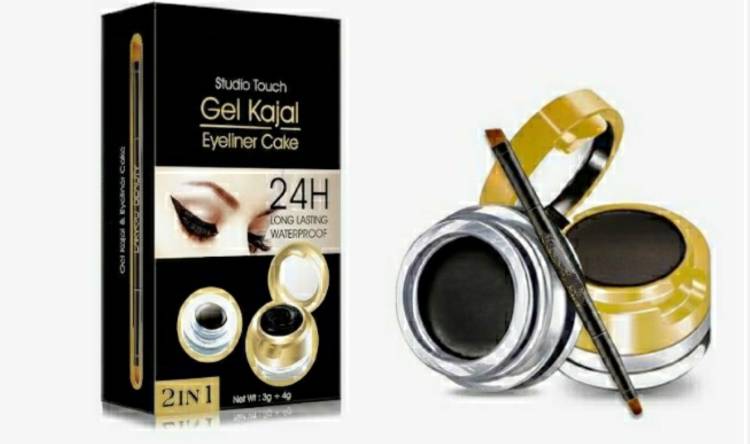 LOWPRICE PROFESSIONAL 2in1 studio touch Eyebrow and Gel Eyeliner cake Price in India