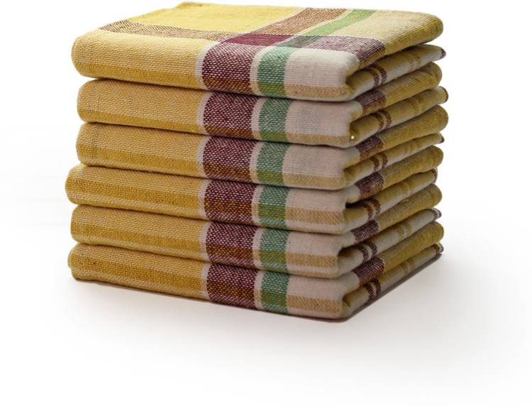 UpLoom Checkered Kitchen Napkin Yellow , Brown , Green Napkins