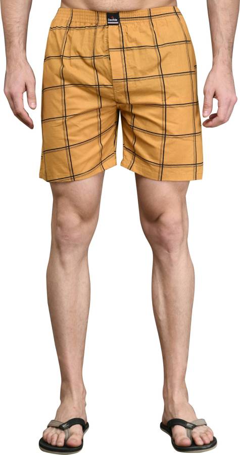 Casual Checkered Men Boxer