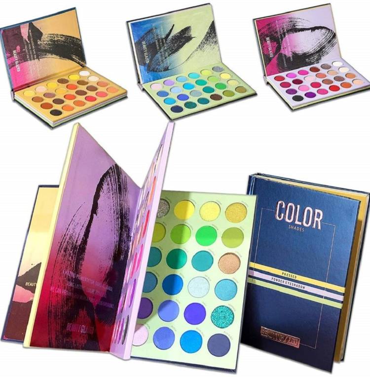 Beauty Glazed COLOR SHADES EYESHADOW PALETTE (72 COLORS ) 70 g Price in India
