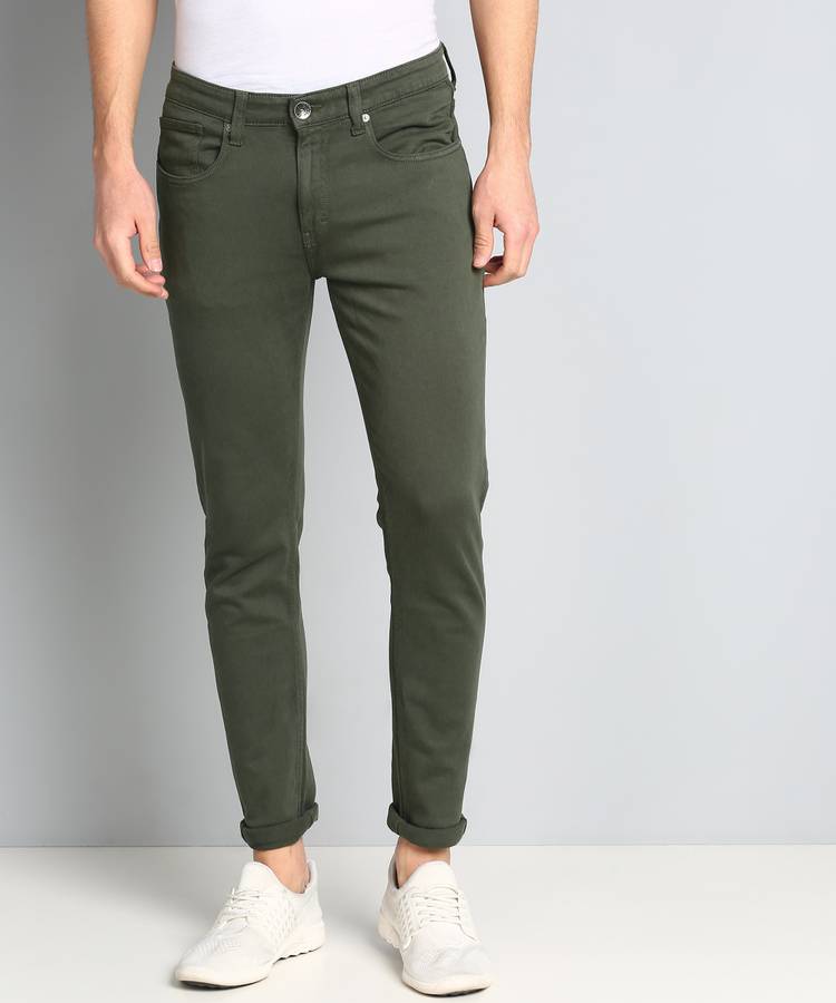 Regular Men Green Jeans