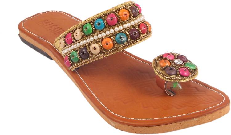 AMAZING TRADERS Women Brown Flats Price in India