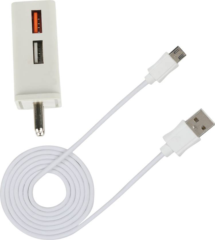 Deepsheila 3.4A. FAST CHARGER & V8 CABLE FOR LE__NVO A 7000 TURBO 5 W 3.4 A Multiport Mobile Charger with Detachable Cable