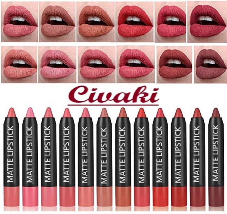 CIVAKI Pencil Matte Lipstick Set Price in India