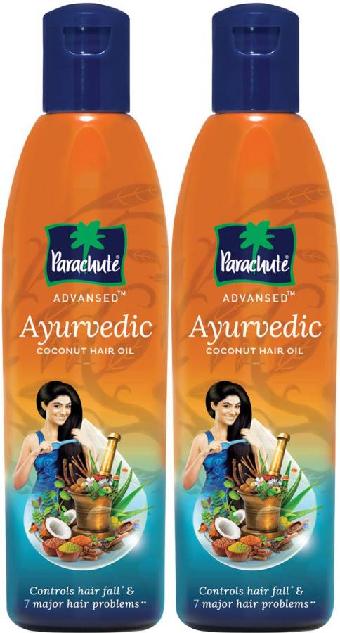 Parachute Advansed Ayurvedic Coconut Oil, Controls Hairfall and 7 Major Hair Problems Hair Oil Price in India