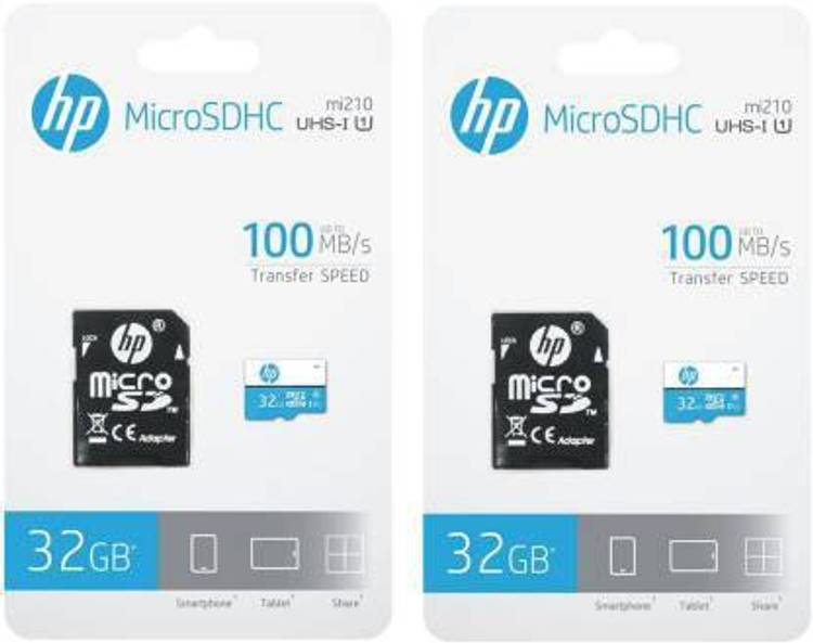 HP U1 32 GB MicroSDHC Class 10 100 MB/s  Memory Card