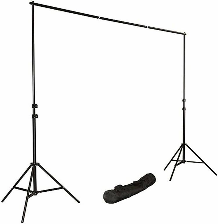 GiftMax Photography Stand Kit 9Ft x 9Ft Background Support System Kit Portable Foldable with Carry Bag Tripod Tripod