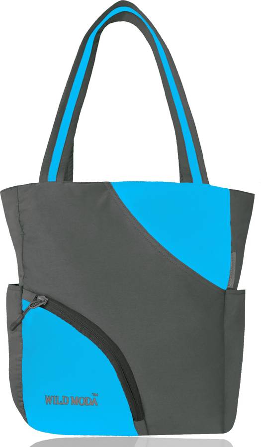 Women Grey, Blue Shoulder Bag