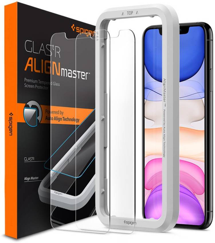 Spigen Tempered Glass Guard for iPhone 11, Apple iPhone XR