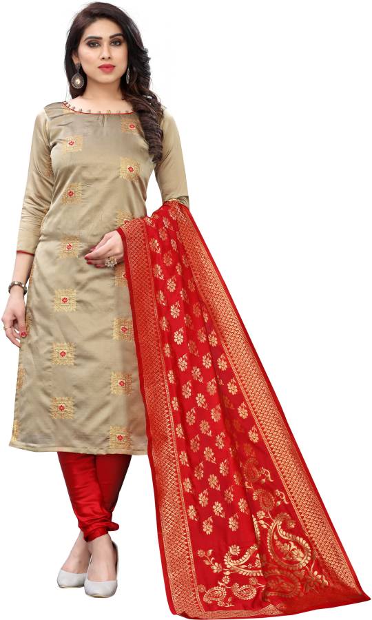 Silk Woven Salwar Suit Material Price in India