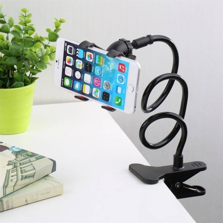 PaxMore UNIVERSAL LAZY MOBILE BLACK STAND Mobile Holder