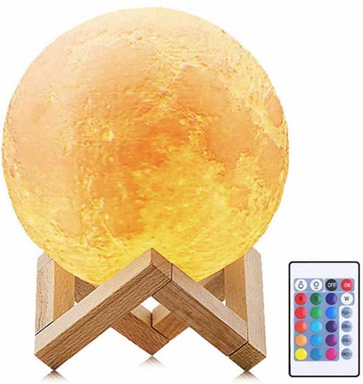 HOPZ 16 Color Changing 3D Moon Night Lamp