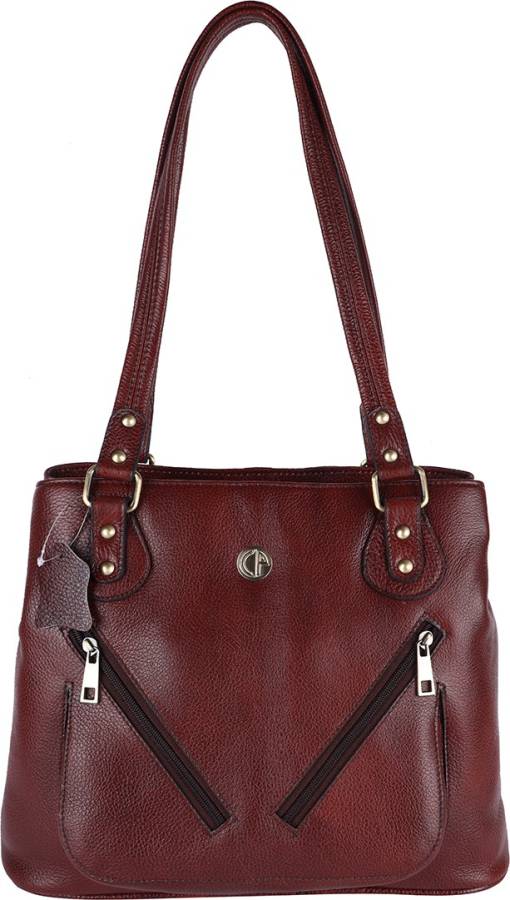 Women Brown Shoulder Bag - Regular Size Price in India