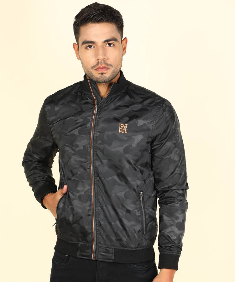 Full Sleeve Printed Men Casual Jacket