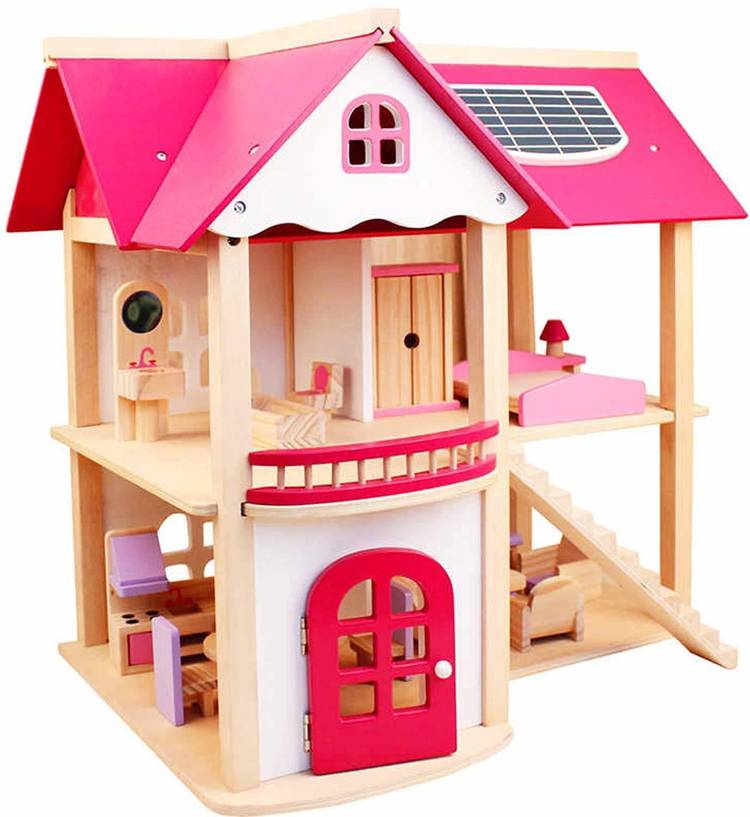 RVM Toys Large Big Doll House Pretend Play Dollhouse Furniture Playset