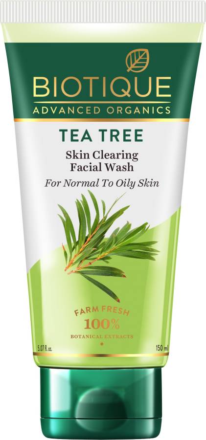 Biotique Advanced Organics Tea Tree Skin Clearing Facial Wash 150ml Face Wash Price in India