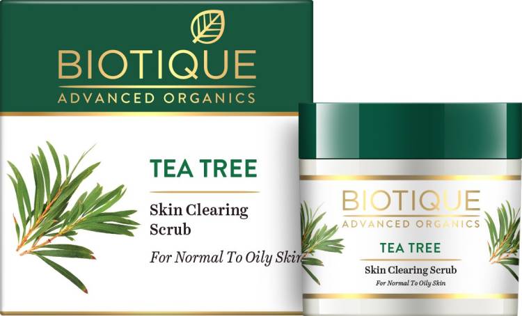 Biotique Advanced Organics Tea Tree Skin Clearing Scrub 50Gm Face Wash Price in India