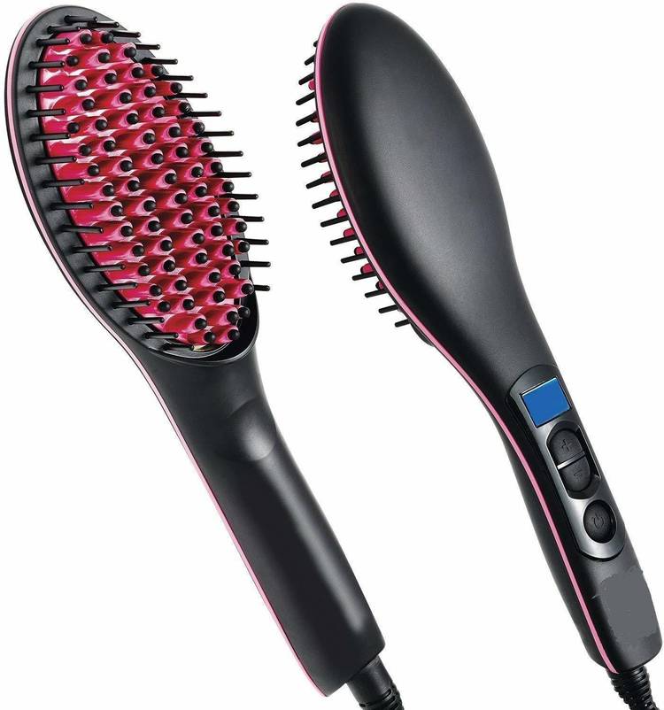 MadhuramZone Simply Ceramic Hair Straightener Brush for Women (Black) Mini Professional Hair Pressing Machine With Temperature Control Hair Straightener Price in India, Full Specifications & Offers MadhuramZone Simply Ceramic Hair Straightener Brush for Women (Black) Mini Professional Hair Pressing Machine With Temperature Control Hair Straightener Price in India, Full Specifications & Offers