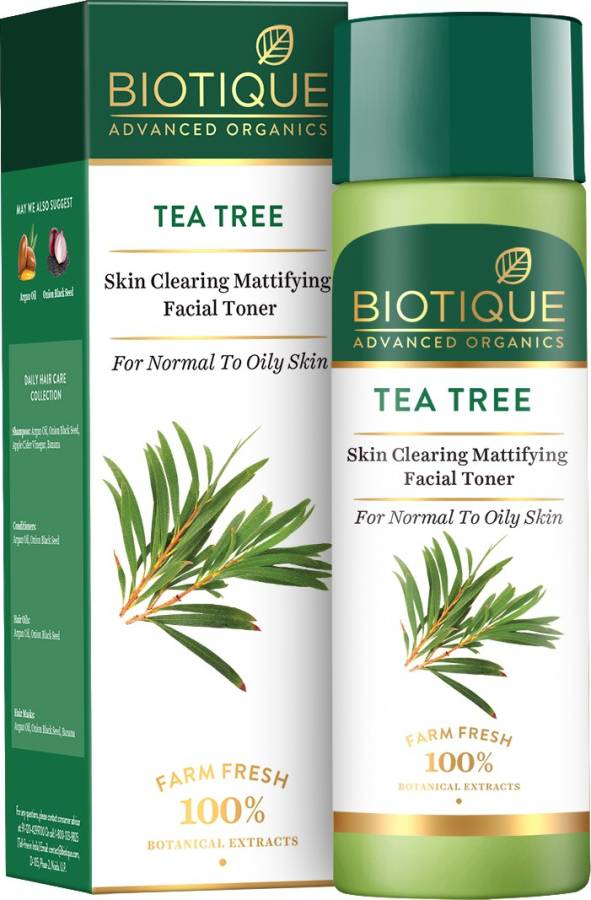 Biotique Advanced Organics Tea Tree Skin Clearing Mattifying Facial Toner 120ml Men & Women Price in India