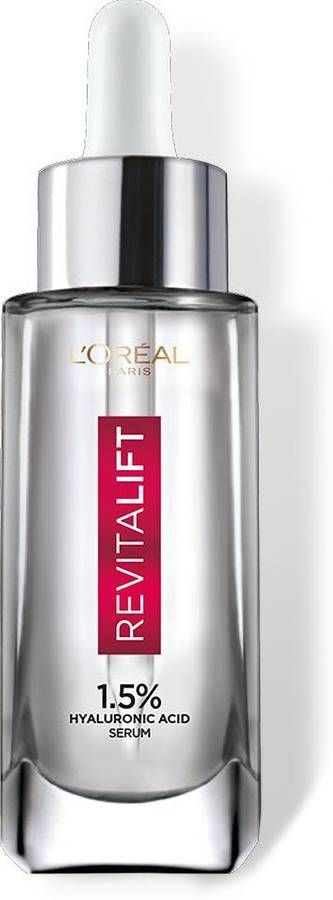 L'Oréal Paris Revitalift Hyaluronic Acid Face Serum 1.5% - Hydrating Serum For Radiant, Glowing Skin (Fragrance & Paraben Free) Price in India