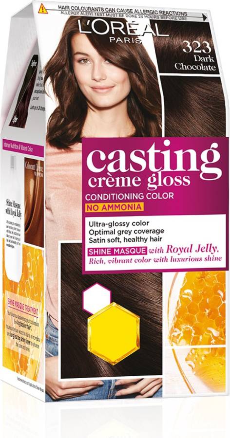 L'Oréal Paris Casting Creme Gloss Hair Color , Sonam's Dark Chocolate 323 Price in India