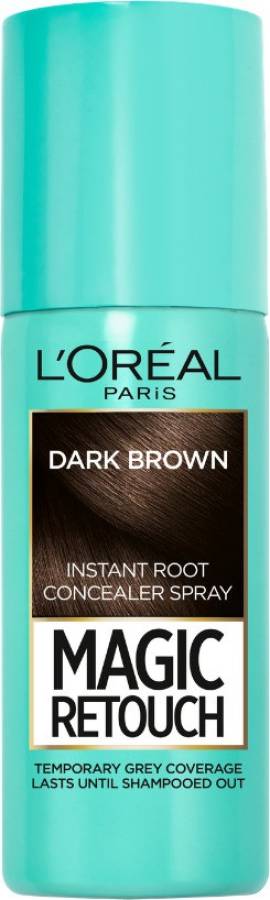 L'Oréal Paris Magic Retouch Temporary Root TouchUp Hair Colour Spray , 2 DARK BROWN Price in India