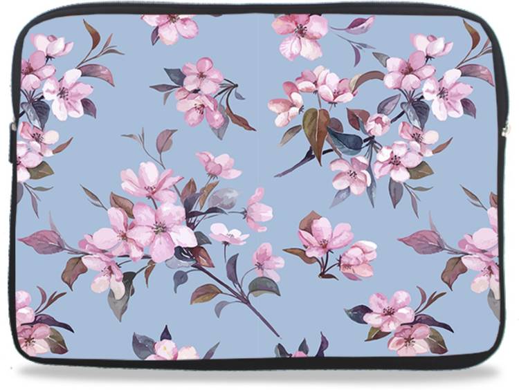 mAUj Floral lillys pattern Design Laptop Sleeve. 15.6 Laptop Sleeve/Cover