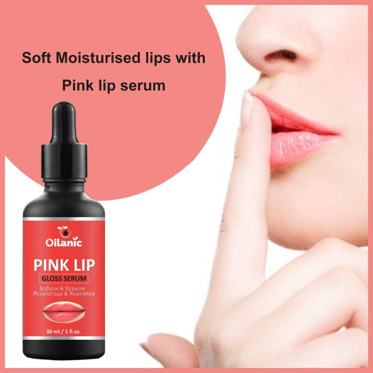 Oilanic Premium Pink Lip Gloss Serum for Soft and Natural Lips( 30 ml) Price in India