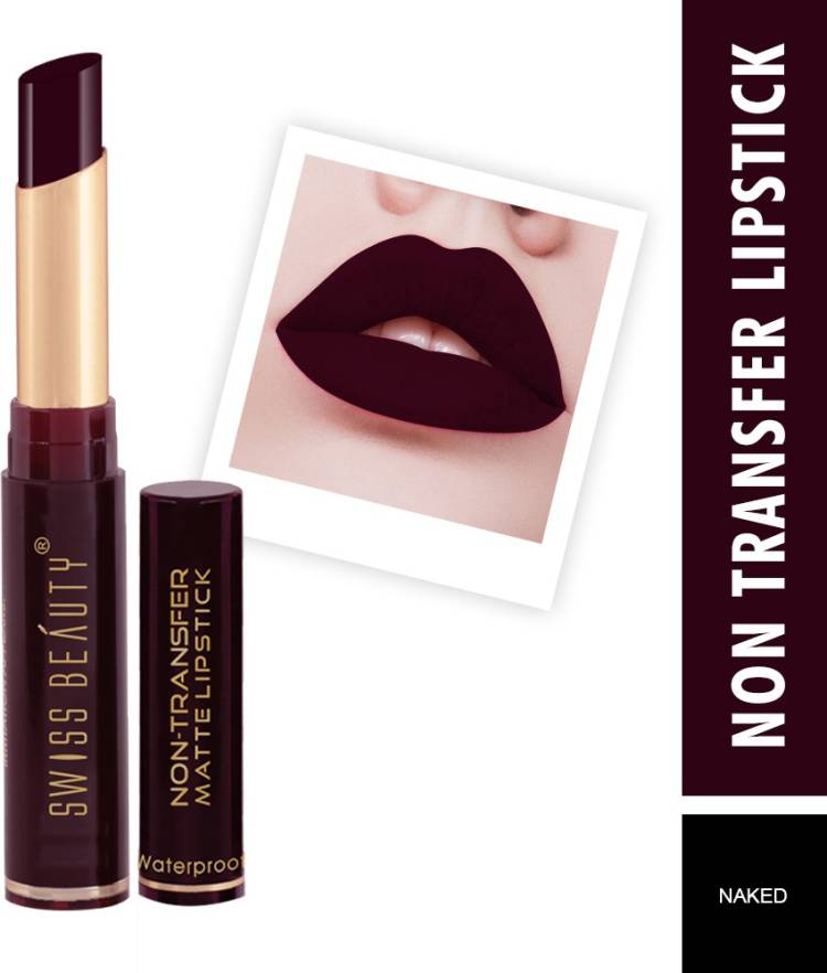 SWISS BEAUTY Non_Transfer Matte Lipstick (SB-209-24) Price in India