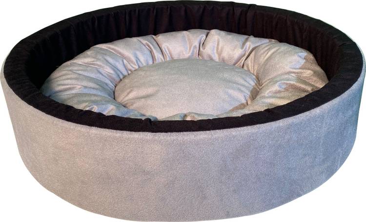 Dogerman Reversible Dual Colour Soft Foam Velvet Round Cat Dog Pet Bed S Pet Bed