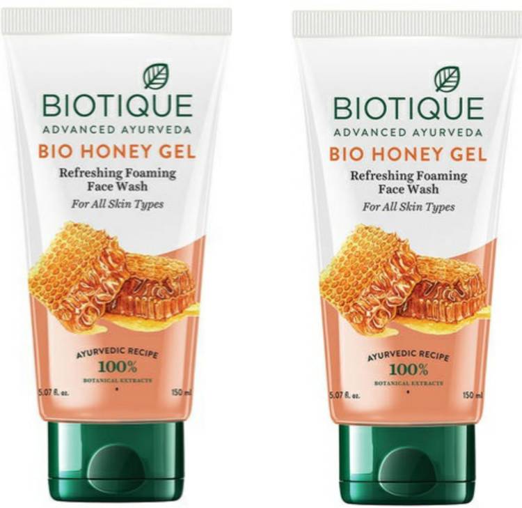 BIOTIQUE Bio honey gel refreshing foaming face wash,300ml Face Wash Price in India