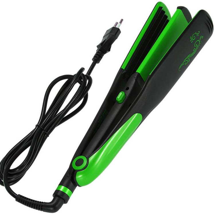 htr KM 2209 Professional 2 in 1 KM-2209 Flat Iron Hair Straightener Portable Straight Volume Dual-use Hair Curler Flat Iron Hairdressing Tool Hair Straightener Price in India