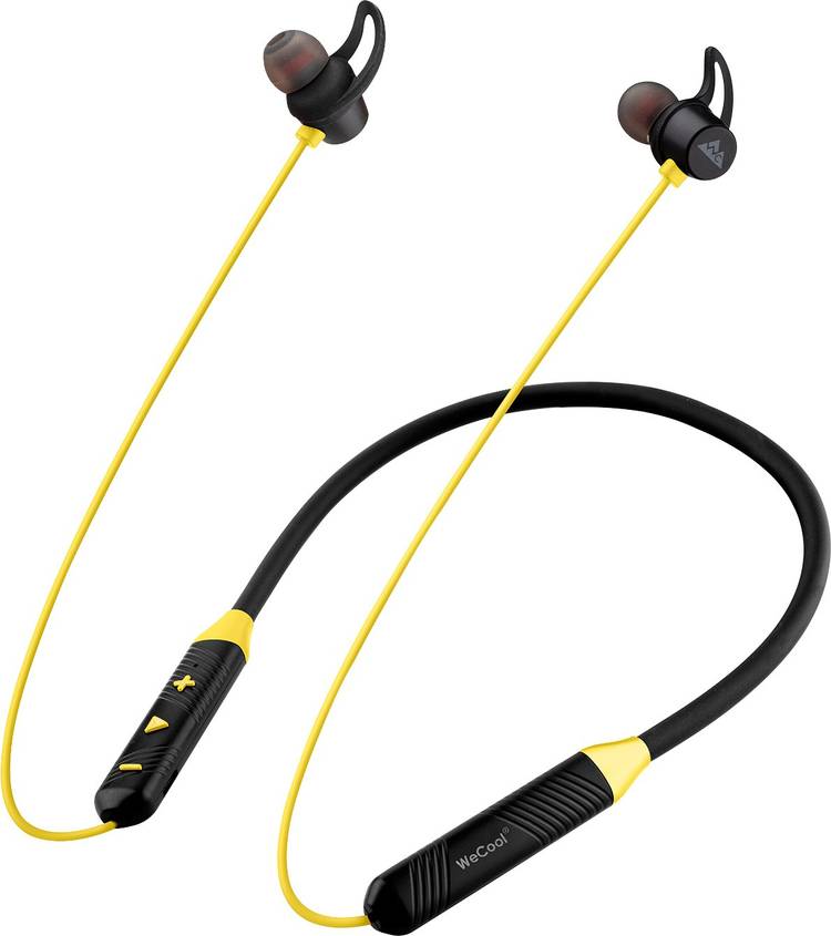 WeCool Neckband wireless headphones with 12 hours Play Time Bluetooth Headset