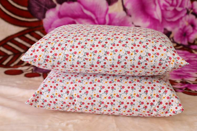 Jaba Polyester Fibre, Microfibre Floral Sleeping Pillow Pack of 2