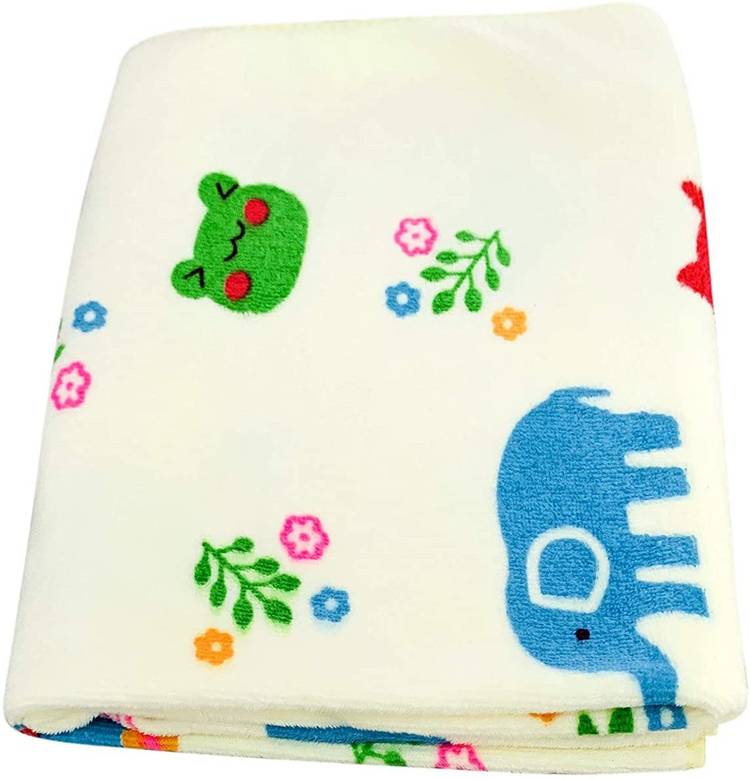 Ashwanizon Towel/Bath Towel / 100% Cotton Washcloth for New Born Baby/Infants/Toddlers (Small_Multi)(Pack of 1) Multicolor Napkins