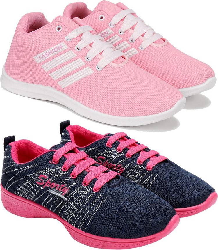 Sports Running shoes For Women (Multicolor Pack of 2) Combo(MR)-1704-1153 Running Shoes For Women