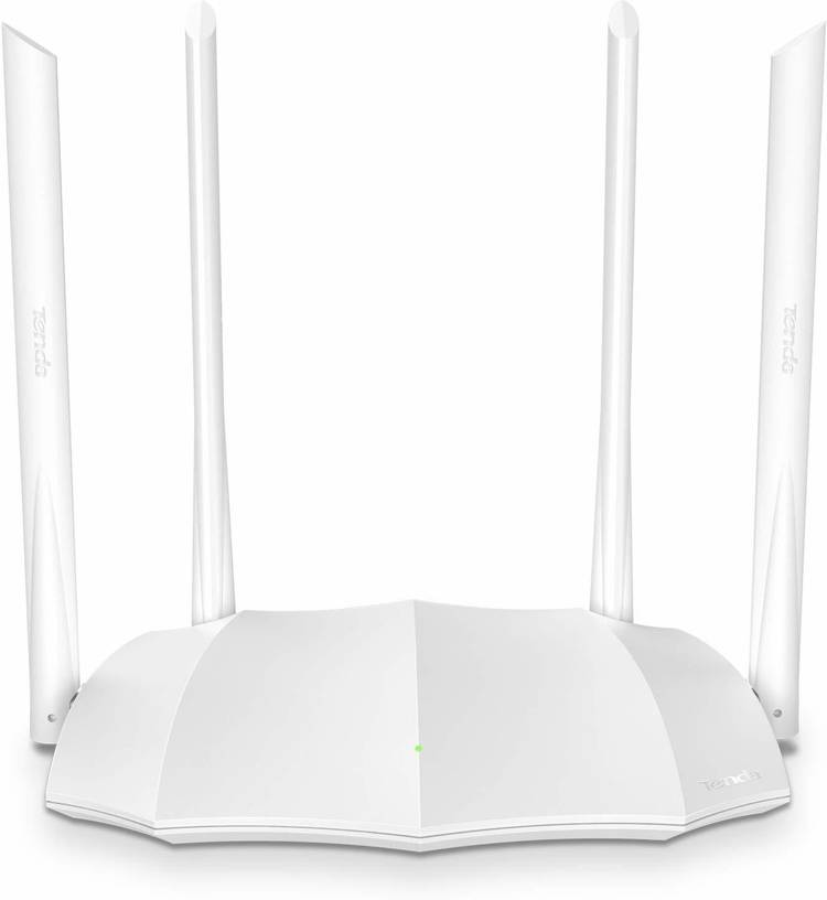 TENDA AC5 V3 AC1200 Dualband Router 867Mbit/s 5GHz + 300Mbit/s 2.4GHz, IPV6, Parental Control, Guest Network, 4*6dBi externe Antennen, WPS 1167 Mbps Router