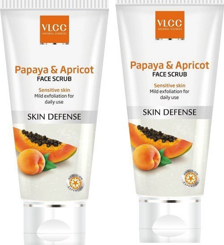 VLCC Papaya & Apricot (Pack of 2) Scrub Price in India